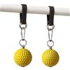Générique Pull Up Ball Grip, 2 x antiscivolo Rock Climbing Grips with Straps, 3,54 Inches Reusable Strength Training Equipment for Chin-Up Bar and Hand Grip Workout
