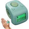 Jubepk Counter Digital Tally | Contatore portatile | Contatore Clicker elettronico | Contatore Clicker Sport Conteggio Meccanico Numeri Clicker Luminoso Conteggio a Mano per Eventi Sportivi