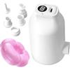 Generic Pompa ad aria portatile per gonfiabili, display digitale 4500 Pa, piccola con 5 ugelli, mini pompa galleggiante elettronica, per sacco a pelo, divano, piscina, galleggianti, anelli da nuoto, sacchetti