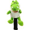 APOMNG Copri Testa Mazza da Golf in Peluche a Forma di Coccodrillo per 460cc, Interno in Morbido Pile, Protezione dai Graffi, Carino Regalo da Golf a Tema Cartone Animato