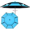 Generic XYNSNDB Ombrellone da Esterno in Alluminio da 2 m/2,2 m, ombrellone da Pesca sul Mercato, Protezione Impermeabile/UV 50+, ombrellone da Giardino per Spiaggia/terrazza