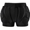 Qectial Protezione Anche Bambini Pantaloncini Anticaduta Imbottitura EVA Vestibilità Traspirante Confortevole Adatti a Pattinaggio Snowboard Attività Esterne , Nero , S/140 Adatto Per 120-140cm
