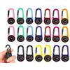 Abiyou Moschettoni per Bussola, 20PCS Bussola Portachiavi, Multicolore Bussola Portachiavi, Bussola Navigazione Colorata, Mini Bussola di Sopravvivenza Tascabile, per Avventura all'Aperto, Campeggio