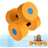 Generico Water Dumbbells Pool Weights Floating Aqua Fitness Exercise Set