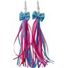 JSGHGDF Colorful Bike Maniglia Nappe Streamers Attacco Rapido Design Scooter Manubrio Nappe Manopole Accessori Nastro Accessori Ciclismo