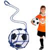Generisch Borsa a rete per palloni, borsa a rete per palloni, borsa da calcio in rete di nylon con coulisse, per riporre palloni da calcio, pallavolo, portatile, multifunzionale, per spiagge, palestre, interni