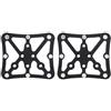 LatoYard Tacchetti adattatori per pedali per bicicletta per SPD e per sistemi KEO, per convertitori di piattaforme in lega di alluminio CNC, per mountain bike e bici da strada, nero, 1 paio