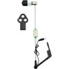 Tufgo Allarme morso per pesca alla carpa, con indicatore luminoso a LED, filo in acciaio inox, per attrezzatura da pesca notturna, colore rosso (giallo)
