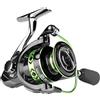 Tidgel Mulinello da pesca in metallo con cuscinetti chiusi, design impermeabile antipolvere per acqua dolce e salata verde (DK2000)
