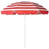 Generic LYGSWDB Ombrellone da Spiaggia a Righe da 7,2 Piedi, ombrellone da Giardino in Tessuto Oxford con 8 Stecche in Filo d'Acciaio