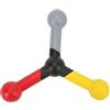 Domary Allenatore di Cattura Allenatore di Coordinazione Occhio-mano Strumento Allenamento Cervello Reimpara Strumento Cattura Design Triangolare con M