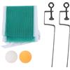 LIYJTK Set di rete e palo da pong per bambini, mini palla in rete portatile