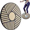 Générique Wobble Fitness Board, piattaforma di allenamento di stabilità, potenziatore di forza di base con sistema di equilibrio dinamico, esercizio in legno compatto, stile di design sportivo ergonomico,