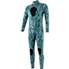 HNULGVI muta da sub Mute da pesca subacquea 3 mm in neoprene Pesca Immersioni Surf Snorkeling Kayak Mimetiche Adulto Corpo intero Termico Mantieni caldo(Green,XL)