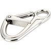LLOOPK Fibbia A Gancio con Gancio A Molla A Doppia Assicurazione in Acciaio Inossidabile 110 * 65mm Accessori Hardware for Alpinismo Marino E Arrampicata su Roccia All'aperto