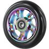Generic Ruote for Scooter in Poliuretano Elastico, mozzo in Lega di Alluminio, Cuscinetti in Acciaio ad Alto tenore di Carbonio da 100 mm