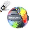 Generic Contapunti da golf, mini portatile touch reset, 3,2 cm, con clicker per contatore punteggio da golf, per uomini e donne, con campo di guida verde, per competizioni in cortile