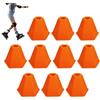 Generico Soccer Training Cones 10-Piece Portable Agility Practice | High-Visibility