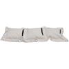WRITWAA Sacco da Boxe Sacco Fitness Resistente da Muro in Tela Beige Finiture Pregiate e Comfort per Allenamento Pugilato per Esercizi a Casa