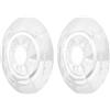 LALADEFIEE Protezione Raggi e Guida Sicura Bicicletta Ruota Posteriore in Plastico 2 Pezzi Copertura Volano per Vacanze Estive in Mountain Bike