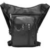 ZHOUSTOU Marsupio da Gamba Moto Borsa da Gamba Impermeabile Borsello Tattica Multifunzionale per Uomo Donna con Tasca Regolabile per Ciclismo Escursionismo Campeggio e Sport (Versione B)