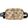 ISAOA Marsupio a tracolla alla moda marsupio con cinghia regolabile Dream Cute Capibara con arance succose per allenamento, shopping, viaggi, escursionismo