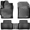 fussmattenprofi.com Fussmattenprofi Tappetini Auto Gomma per Toyota Corolla Cross dal 2022 - Su Misura, Antiscivolo, Inodore - Tappetino Auto Set Completo per Interni Auto
