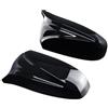 NYSFGOFJGOM Indicatore Lampada Per BMW X5 E70 X6 E71 2007 2008 2009 2010 2011 2012 2013 Calotte copri specchietti laterali neri lucidi sinistro+destro