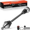 Frankberg Semiasse Albero di trasmissione Cambio manuale senza ABS Ring Anteriore Sinistra Compatibile con Golf VI 5K1 A3 8P1 Altea 5P1 Leon 1P1 Oct.avia II 1Z3 Jet.ta III 1K2 1K0407271DJ