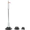 CUSANSK Set di strumenti pneumatici, estrattore per ammaccature ad aria compressa con 3 ventose, 7,6-15,2 cm, martello per riparazione carrozzeria, per auto, moto, carrozzeria, argento