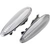 Generico 2x Indicatori Di Direzione Laterali Dinamici A LED Per Fiat Per Palio Per Albea Per Croma II Per Bravo Per Marea Specchietto Laterale Indicatore Di Direzione(Crystal)
