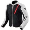 REV'IT! Revit GT-R 4 Air Giacca tessile da motocicletta, nero/bianco, M