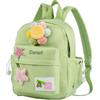 Glimmerday Zaini per Bambini Personalizzati, Zaino Scolastico Simpatico Cartone Animato per Ragazze con Nome Cucito, Zainetto Asilo Bambina, Regali di Ritorno a Scuola per Bambini