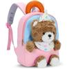 PROTAURI Zainetto Asilo Bambina Bambino 1-4 Anni 3.2L, Plüschbären Design