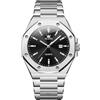 OLEVS Orologio da uomo Business Diamond Easy Read Orologi da polso da uomo Analogico di Lusso Data In Acciaio Inox Impermeabile Luminoso Vestito Mens Orolo, 3613-argento nero, 3613-silver black