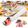 BlyeMichdi Paletta per Gelato Riscaldata, Porzionatore per Gelato, 19 cm Scaldagelato con 2 Livelli di Calore Regolabili, Realizzato in PC e Lega di Zinco, Cucchiaio Elettrico per Gelato Duro