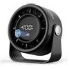 Gaiatop Ventilatore USB piccolo silenzioso, ventilatore da tavolo a batteria con 5 livelli e flusso d'aria potente, display touch, inclinabile a 360°, mini ventilatore a batteria per camera da letto