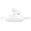 Orbegozo Ventilatore da soffitto Retractil CP 139092. Diametro 92 cm, 3 pale, 6 velocità, 35 W, luce, LED, telecomando, bianco