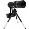 Vikye Telescopio Monoculare, Monocolo Ad Alta Potenza 16x52 con Rivestimento SMC, Impermeabile e Antiappannamento con Adattatore per Smartphone per Adulti e Bambini per Birdwatchi