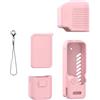 Kaeltsyn Durability - Skin antiscivolo in silicone per Pocket 4 All Port accessibile e copriobiettivo Action Camera Defender