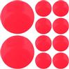 Zerodeko 20 fogli di filtri in gel autoadesivi per la correzione del colore, diffusori per attenuazione della luce per fotografia, faretti a LED e fari, colore rosso, 2,36 pollici.
