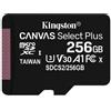 KINGSTON - MicroSD SDXC Canvas Select Plus Capacità 256 GB Classe 10 Velocità 100 MB / s