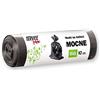 Stella pack Stella Sacchetti per la spazzatura Stark da 160 l, 10 pezzi, per la spazzatura domestica e l'ufficio, in pellicola spessa LDPE, colore: nero
