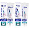 Sensodyne Clinical White Rinforzo Smalto, dentifricio sbiancante con protezione dalla sensibilità - 75ml (Confezione da 2)