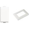 Bticino FP Matix 2 Falsi Polo, confezione da 2 Matix AM4803BBN Placca 3 Moduli, Bianco, 1 pezzo
