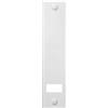 Schellenberg 13402 Placca tapparelle avvolgibili STANDARD Maxi: 23 mm di larghezza del nastro, piastra tapparella con spaziatura dei fori 21,5 cm, lunghezza totale 25 cm, bianco (Confezione da 6)