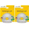 Schellenberg 41203 - Cinghia per tapparelle, 14 mm/12.0m, bianco (Confezione da 2)