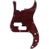 Musiclily Pro 13 Fori Moderno Battipenna P-Bass 4 strati Red Tortoise | per American Precision Bass 4 Corde