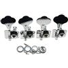 Kaish Set di 4 meccaniche cromate destre per basso stile Jazz Bass Precision P Bass