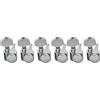 Musiclily Pro R15T-03 6 in Linea 2-Pins Meccaniche Autobloccanti Cromato | Metallo Pieno Locking Tuners, per Chitarra Elettrica Fender Strat/Tele